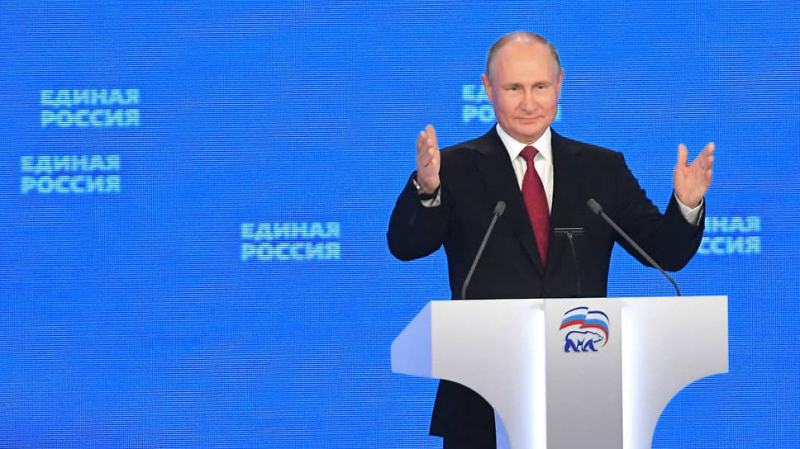 Путин встретится с лидерами списка «Единой России» и посетит ее съезд